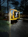 Skateboard Crosswalk Sign