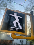 Skateboard Crosswalk Sign