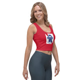 Women's BLE Blue Ribbon Crop Top