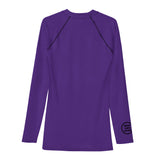 Purple Belt Rank Men's Rash Guard