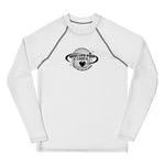 BLE Kombat Youth Rash Guard White