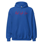 Blue+Red BLE Script Unisex Hoodie