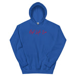 Blue+Red BLE Script Unisex Hoodie
