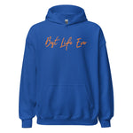 Blue+Orange BLE Script Unisex Hoodie