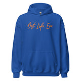 Blue+Orange BLE Script Unisex Hoodie